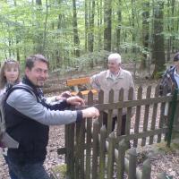 Au pied de la Croix de Saint-Hubert